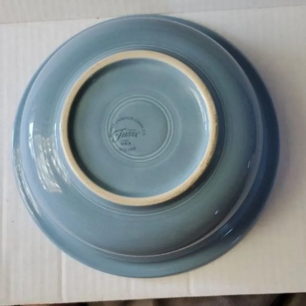Fiestaware Fiesta Vintage Vegetable SERVING Bowl Dish Periwinkle Blue CERAMIC